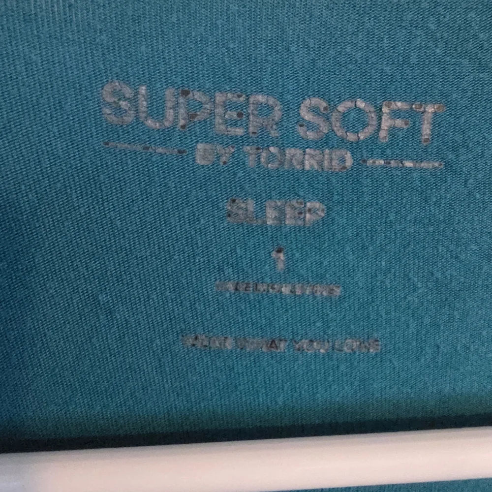 Torrid Teal Lace V-Neck Chemise - Picture 2 of 3